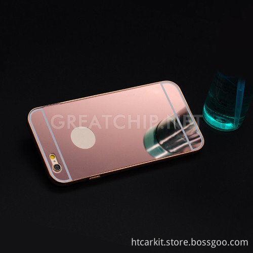 SHOWKOO New design for iphone 6 gold plate case,for iphone 6 gold mirror case,for iphone 6 gold 24k housing
